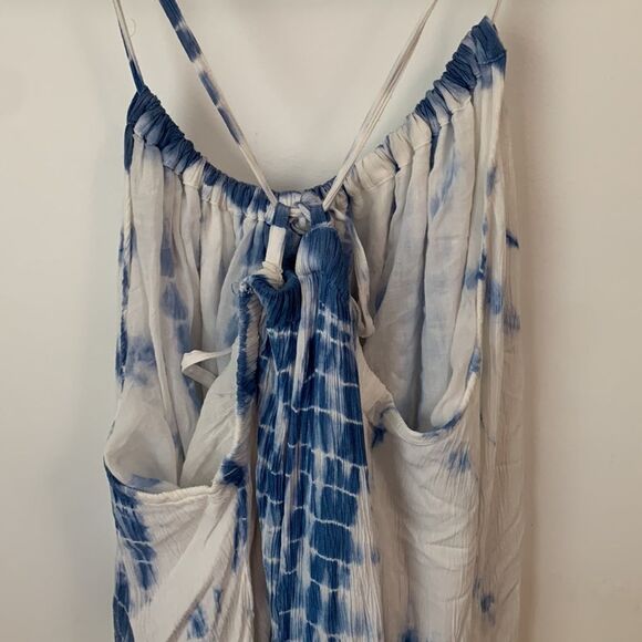 Fashion fuse nwt blue tie dye dress size large - Picture 4 of 7